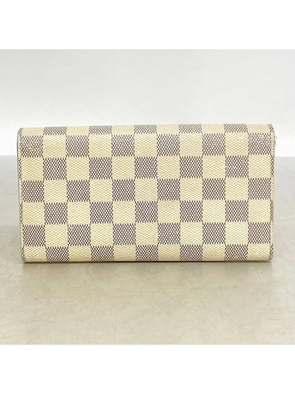 Louis Vuitton Wallet Damier Azur Portefeuille Sarah White